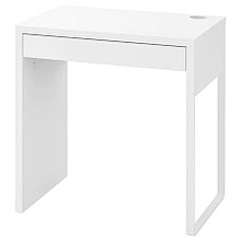 МИККЕ Письменный стол, белый, 73x50 см