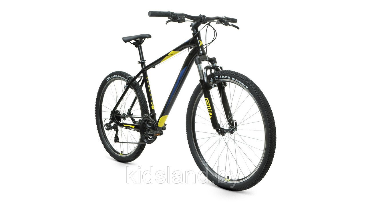 Велосипед Forward Apache 27,5 1.2 S" (черный/желтый) - фото 2 - id-p175713787