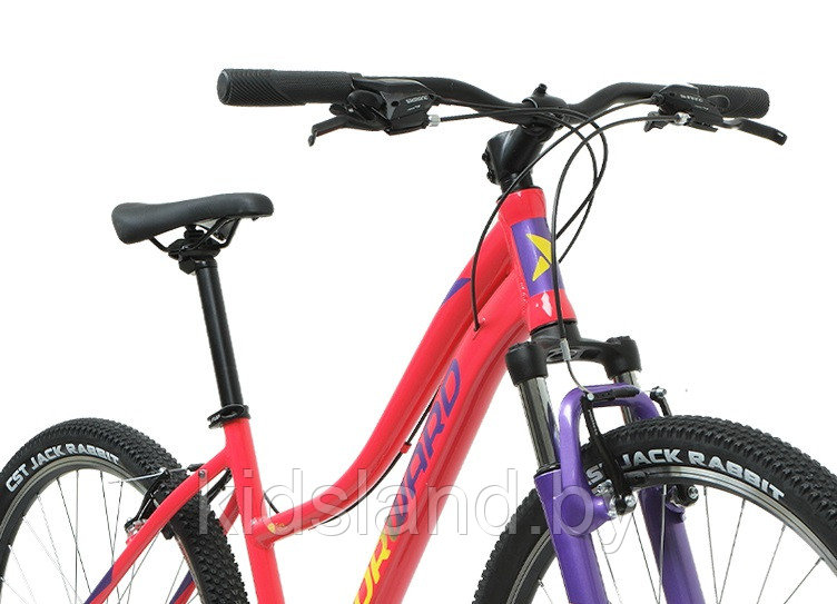 Велосипед Forward Jade 27,5 1.0" (розовый/желтый) - фото 3 - id-p118413114