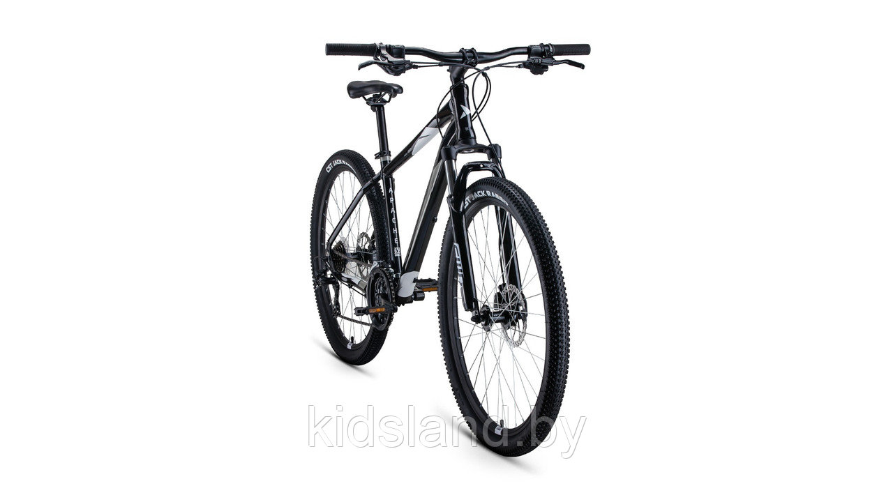 Велосипед Forward Apache 27,5 2.0 D" (черный/серый) - фото 2 - id-p117398548