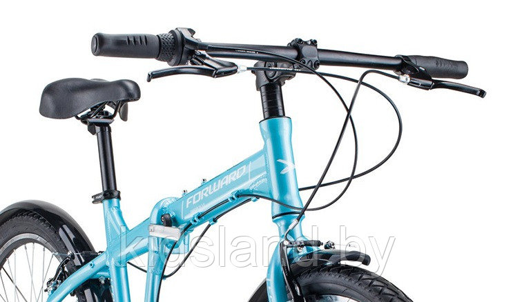 Велосипед Forward Tracer 26 3.0" (бирюзовый/белый) - фото 3 - id-p118021660