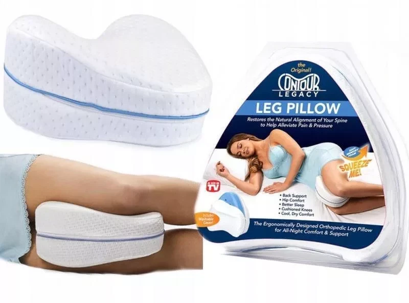 Анатомическая пенная подушка для ног с эффектом памяти Conour Leg Pillow