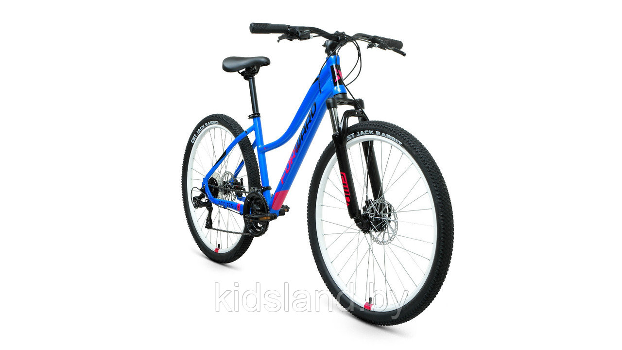Велосипед Forward Jade 27,5 2.0 D" (голубой/розовый) - фото 2 - id-p175715901