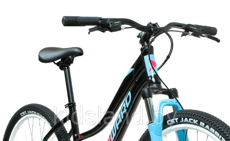 Велосипед Forward Jade 27,5 2.0 D" (черный/розовый) - фото 4 - id-p175716040