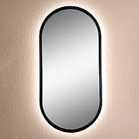 Зеркало капсульной формы "Alba" 30/60 с парящей подсветкой