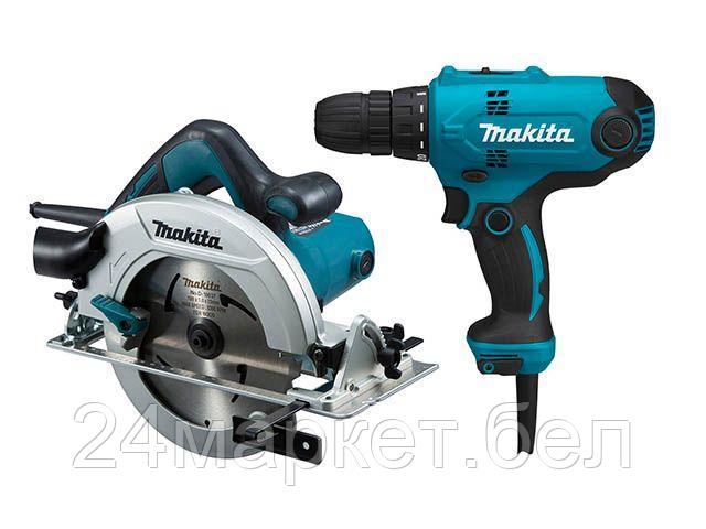 Набор электроинструментов Makita DK0118 (DF0300 + HS7600) - фото 1 - id-p175209743