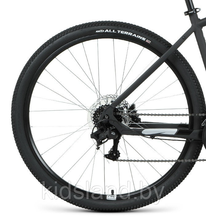 Велосипед Forward Apache 29 3.2 D" (черный матовый/серебристый) - фото 6 - id-p175716277