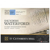 Блок для акварели Saunders Waterford cold press, White 300 g/m² 260x180mm (20 листов)