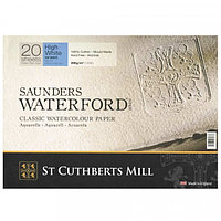 Блок для акварели Saunders Waterford cold press High White 300 г/м² 410x310мм (20 листов)