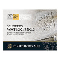 Блок для акварели Saunders Waterford Rough High White 300 g/m² 410x310mm (20 листов)