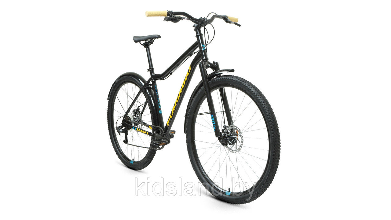 Велосипед Forward Sporting 29 X" (черный/золотой) - фото 2 - id-p175721880