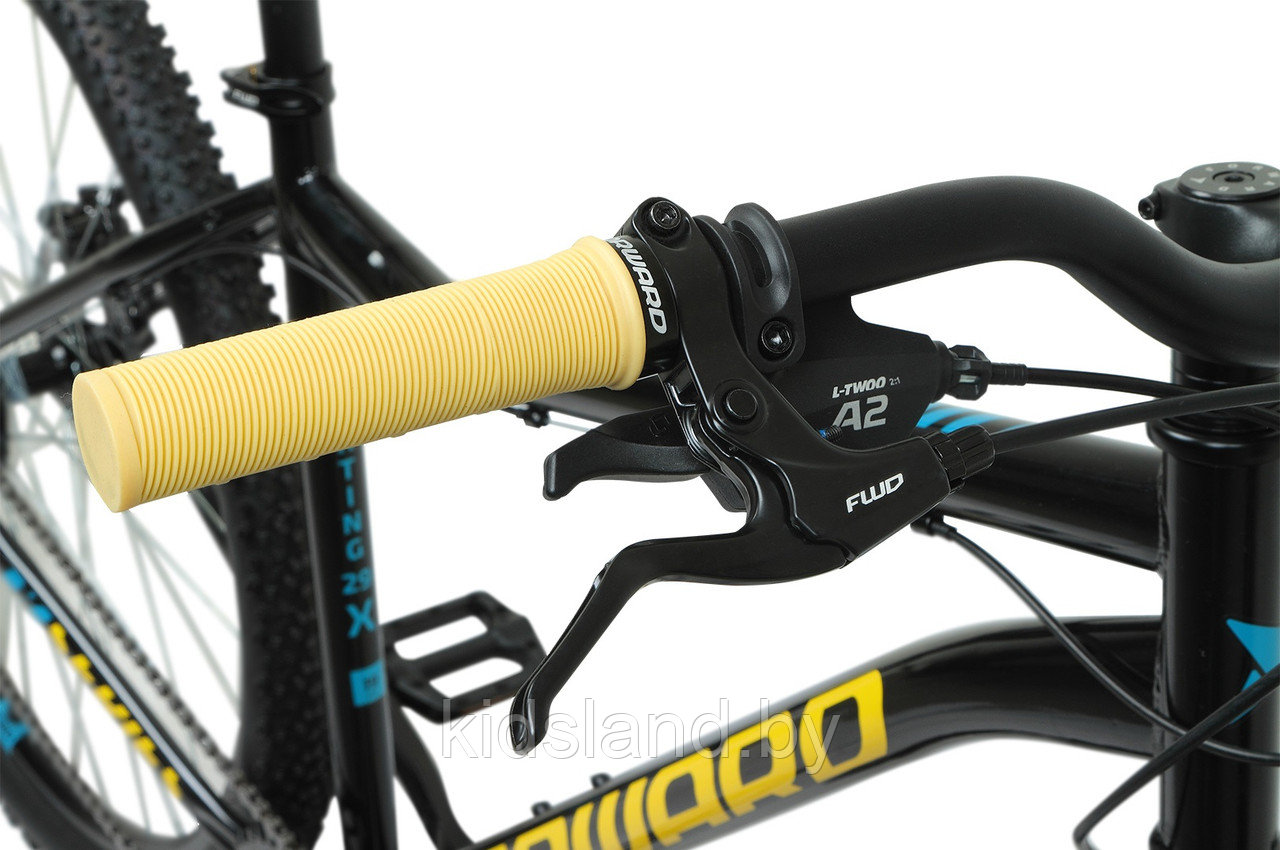 Велосипед Forward Sporting 29 X" (черный/золотой) - фото 4 - id-p175721880