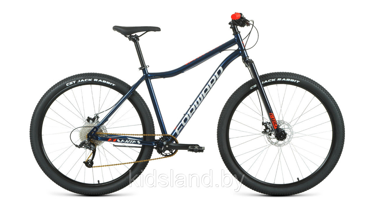 Велосипед Forward Sporting 29 X" (темно-синий/красный) - фото 2 - id-p175722682