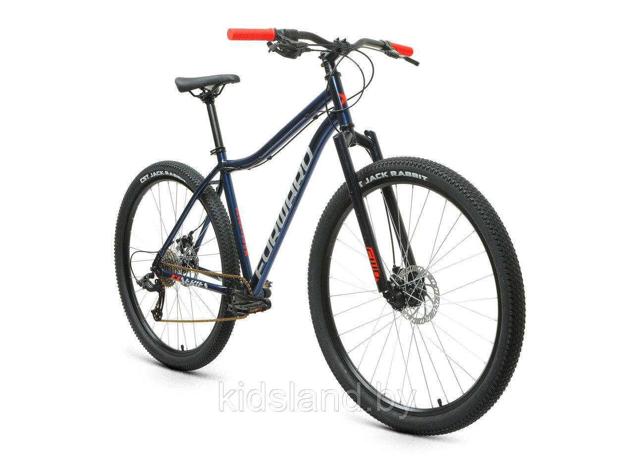 Велосипед Forward Sporting 29 X" (темно-синий/красный) - фото 1 - id-p175722682