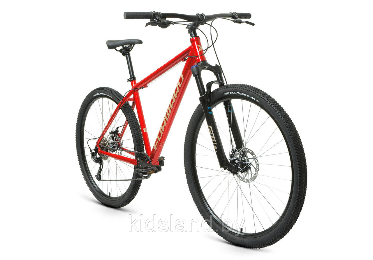 Велосипед Forward Buran 29 2.0" Disc (красный/бежевый) - фото 2 - id-p150533325