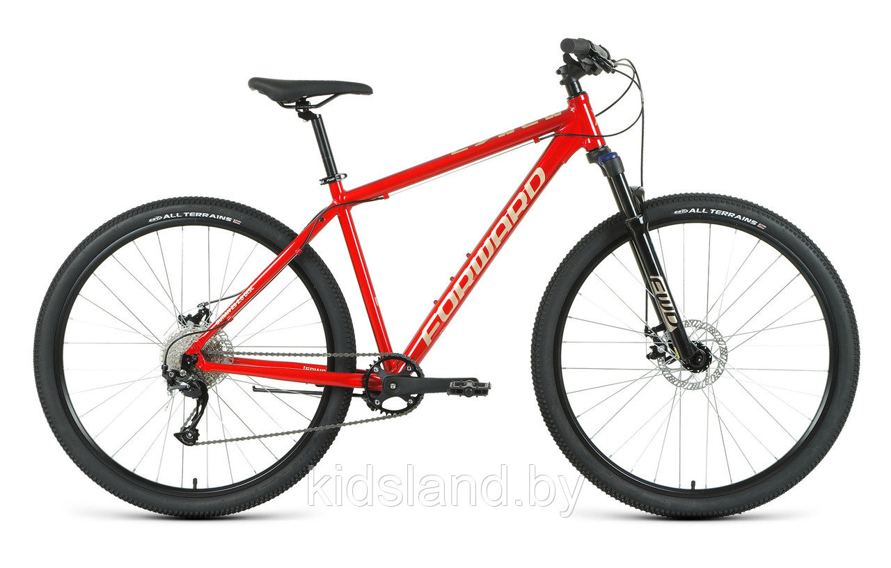 Велосипед Forward Buran 29 2.0" Disc (красный/бежевый) - фото 1 - id-p150533325