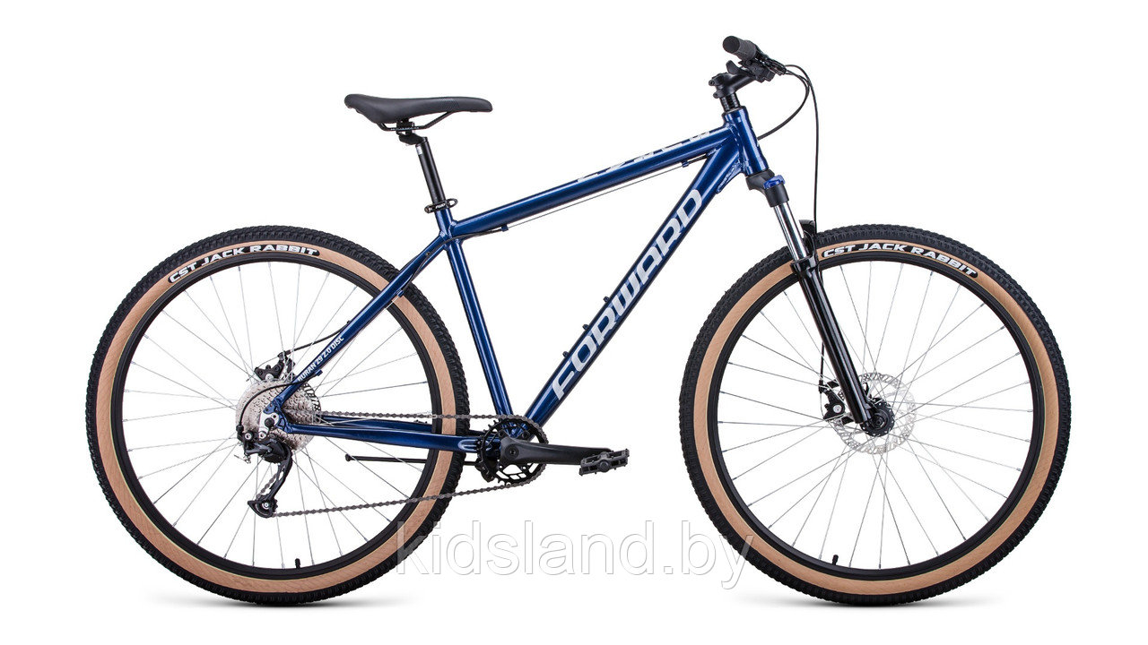Велосипед Forward Buran 29 2.0" Disc (синий/серебристый) - фото 1 - id-p175737230