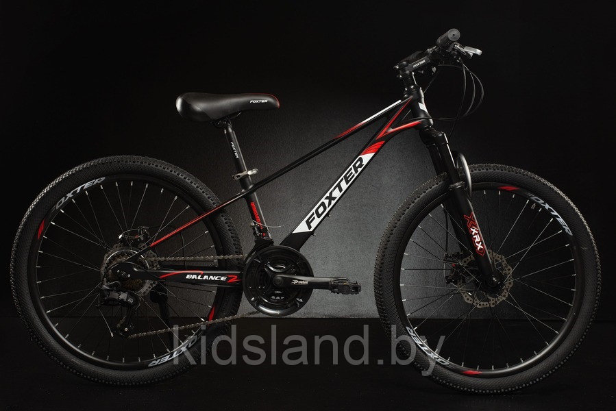 Велосипед Foxter Balance 2.1 24 D" (чёрно-красный), фото 1