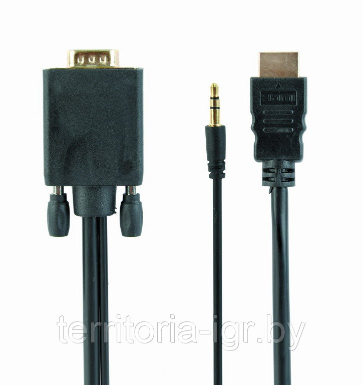 Адаптер HDMI - VGA A-HDMI-VGA-03-6 Cablexpert - фото 1 - id-p175770899