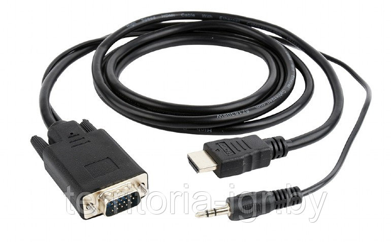 Адаптер HDMI - VGA A-HDMI-VGA-03-6 Cablexpert - фото 3 - id-p175770899