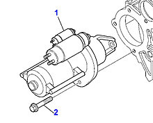 СТАРТЕР экскаватора-погрузчика KOMATSU WB93/97R/S - 5