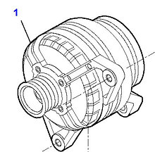 ГЕНЕРАТОР экскаватора-погрузчика KOMATSU WB93/97R/S - 5