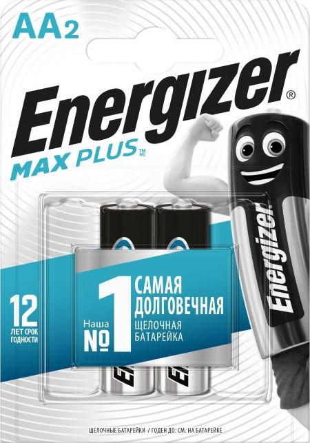Батарейка Energizer Max Plus AA/E91 BP2 2штуки (с НДС)