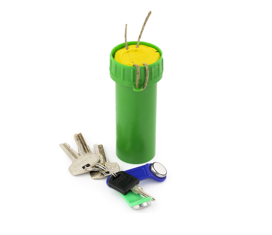 Тубус для ключей пластиковый 100х40 (зеленый)