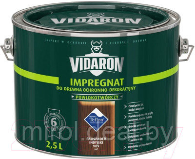Защитно-декоративный состав Vidaron Impregnant V09 Индийский палисандр - фото 1 - id-p175777503