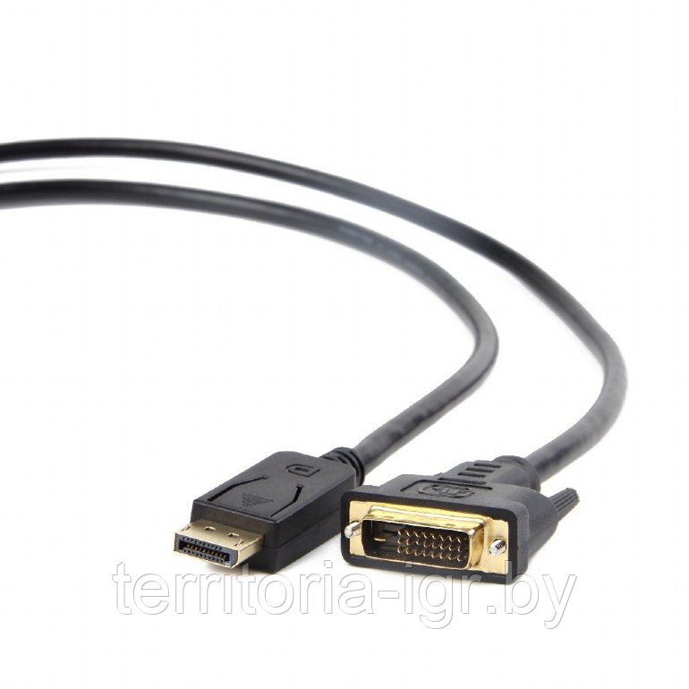 Кабель DisplayPort вилка - DVI вилка CC-DPM-DVIM-1.8M Cablexpert - фото 3 - id-p175797328