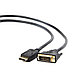 Кабель DisplayPort вилка - DVI вилка CC-DPM-DVIM-1.8M Cablexpert, фото 3