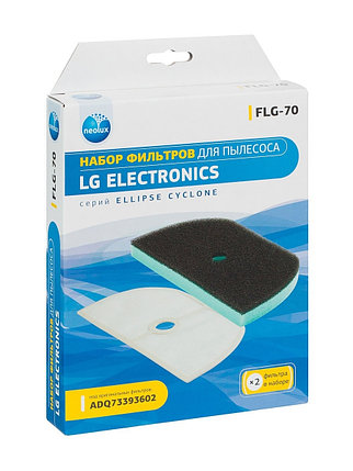 Набор фильтров для пылесоса LG серий Ellipse Cyclone (до 2014 года выпуска) FLG-70, фото 2