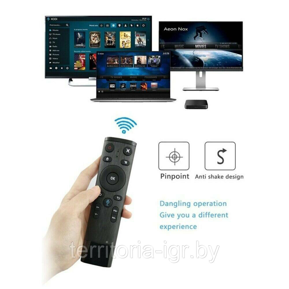 Аэромышь Пульт д/у с гироскопом Air remote mouse Smart TV box/Android TV/ПК Profit - фото 6 - id-p175797410