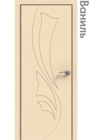 Межкомнатная дверь "ЭМАЛЬ" ПГ-04 (Цвет - Белый; Ваниль; Грэй; Капучино; Графит) - фото 2 - id-p175709448