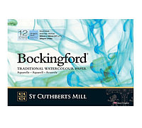 Склейка для акварели "Bockingford CP" среднее зерно 26х18 см 300 г/м2, 12л.