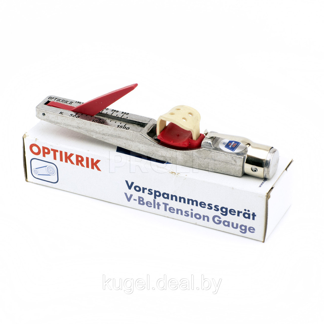 Измерительный прибор для измерения натяжения клиновых, многоручьевых и поликлиновых ремней, Optikrik II,
