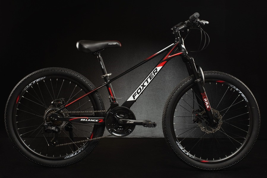 Велосипед Foxter Balance 2.1 24 D" (чёрно-красный)