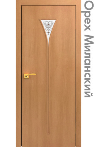 Межкомнатная дверь "СТАНДАРТ" 04 (Цвет - Дуб Белёный; Орех Миланский; Орех Итальянский; Венге) - фото 5 - id-p175709467