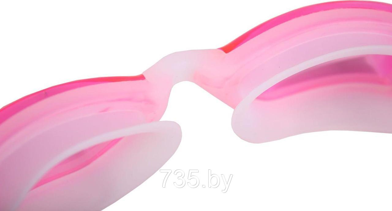 Очки для плавания, серия "Комфорт+", розовые, цвет линзы - прозрачный - фото 6 - id-p175811725