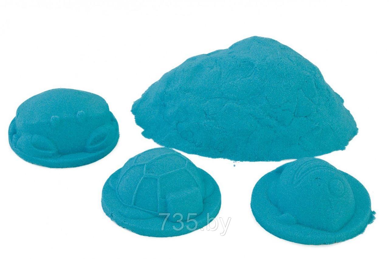 Песок для игры «ЧУДО-ПЕСОК» 1 кг голубой - фото 4 - id-p175810934