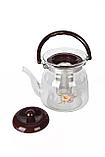 Чайник заварочный стеклянный 2,2 л, фото 2