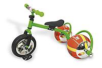Велосипед с колесами в виде мячей «БАСКЕТБАЙК» зелёный