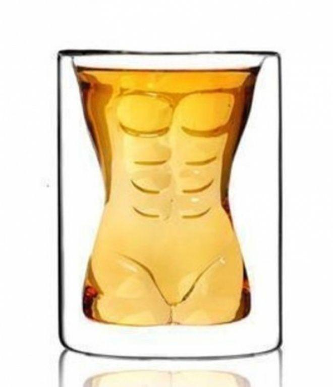 Стакан с двойными стенками «МУЖСКОЙ ТОРС»