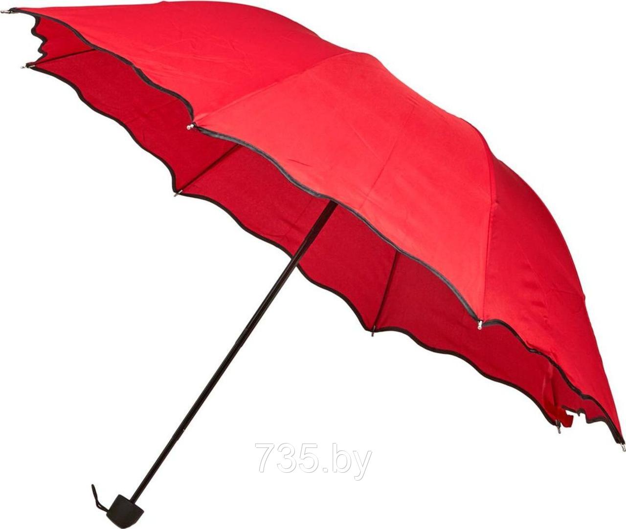 Зонт с проявляющимся рисунком, красный - фото 3 - id-p175811059