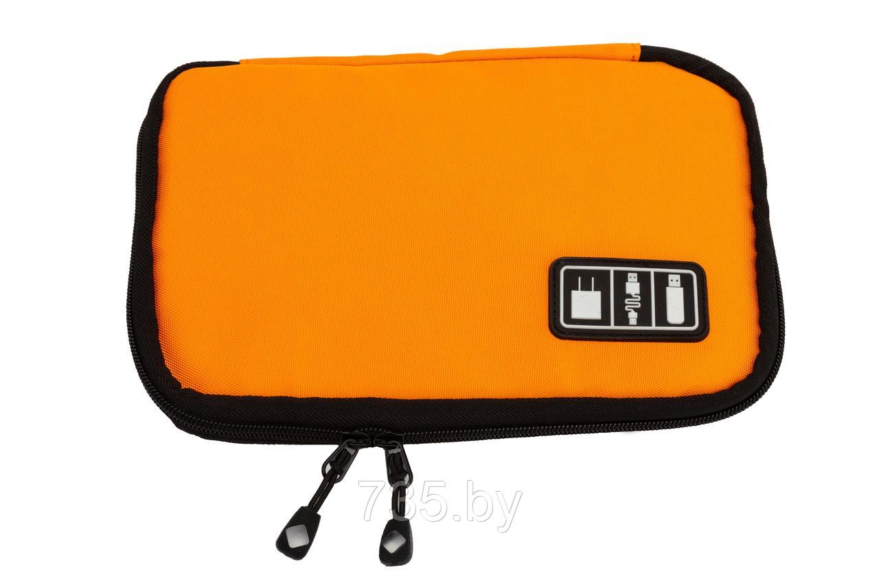 Органайзер для зарядных устройств, USB-флешек и других аксессуаров, оранжевый - фото 2 - id-p175811975