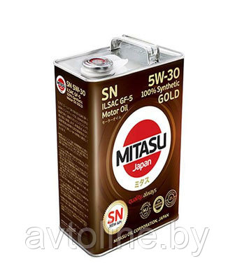 Масло моторное MITASU 5W30 GOLD SN/GF-5 (5л) MJ-101-5