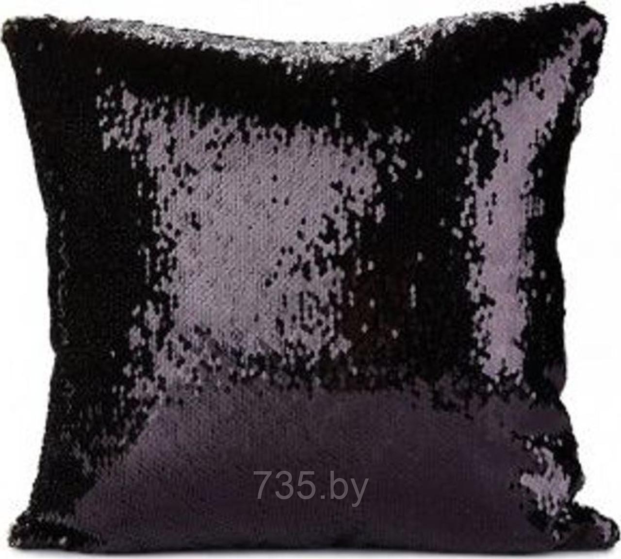 Подушка декоративная «РУСАЛКА» цвет черный/золото - фото 2 - id-p175811379