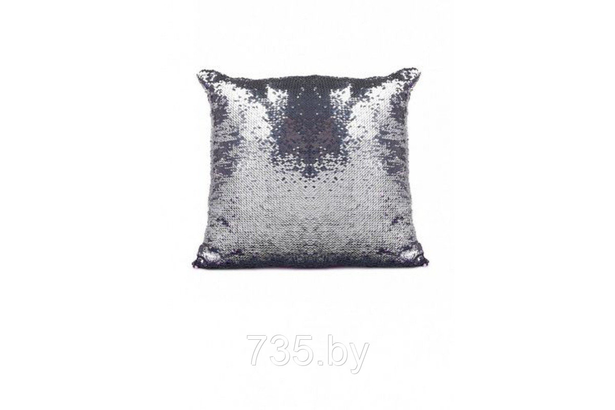 Подушка декоративная «РУСАЛКА» цвет фиолетовый/серебро - фото 2 - id-p175811380