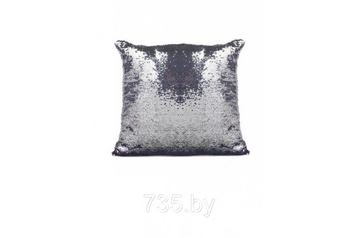Подушка декоративная «РУСАЛКА» цвет фиолетовый/серебро - фото 4 - id-p175811380