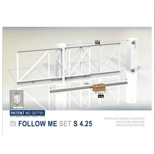 Комплект для откатных телескопических ворот CAIS Follow Me 4.25 - фото 1 - id-p175814452